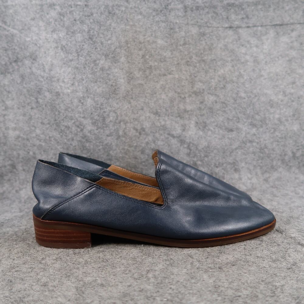 Lucky Brand Shoes Womens 7 Loafers Slip On Cahill Blue Low Heel Fashion Classic